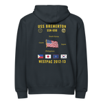 USS Bremerton (SSN-698) 2012-13 WestPac Cruise Zip Hoodie