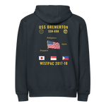 USS Bremerton (SSN-698) 2017-18 WestPac Cruise Zip Hoodie