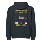 USS Los Angeles (SSN-688) 2001 WestPac Cruise Zip Hoodie