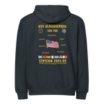 USS Albuquerque (SSN-706) 2004-05 CENTCOM Cruise Zip Hoodie