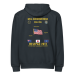 USS Albuquerque (SSN-706) 2011 WestPac Cruise Zip Hoodie