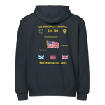 USS Minneapolis-Saint Paul (SSN-708) 2004 North Atlantic Cruise Zip Hoodie