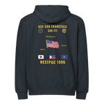 USS San Francisco (SSN-711) 1996 WestPac Cruise Zip Hoodie