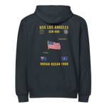 USS Los Angeles (SSN-688) 1980 Indian Ocean Cruise Zip Hoodie