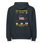 USS Albuquerque (SSN-706) 1992-93 Med Cruise Zip Hoodie