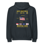 USS Buffalo (SSN-715) 2016 WestPac Cruise Zip Hoodie