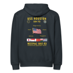 USS Houston (SSN-713) 1992-93 WestPac Cruise Zip Hoodie
