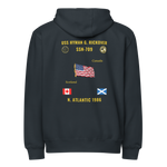 USS Hyman G. Rickover (SSN-709) 1986 N. Atlantic Cruise Zip Hoodie
