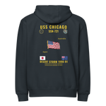 USS Chicago (SSN-721) 1990-91 Desert Storm Cruise Zip Hoodie