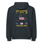 USS Hampton (SSN-767) 2007 WestPac Cruise Zip Hoodie