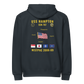 USS Hampton (SSN-767) 2008-09 WestPac Cruise Zip Hoodie