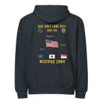 USS Salt Lake City (SSN-716) 2004 WestPac Cruise Zip Hoodie