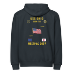 USS Ohio (SSGN-726) 2007 WestPac Cruise Zip Hoodie