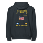 USS Virginia (SSN-774) 2005-06 NORLANT/Med Cruise Zip Hoodie