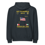 USS Fitzgerald (DDG-62) 2003 Arabian Gulf Cruise Zip Hoodie