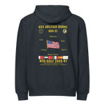 USS Arleigh Burke (DDG-51) 2000-01 Med/Gulf Cruise Zip Hoodie