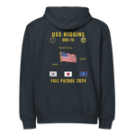 USS Higgins (DDG-76) 2024 Fall Patrol Cruise Zip Hoodie