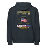 USS Curtis Wilbur (DDG-54) 2015-16 WestPac Cruise Zip Hoodie
