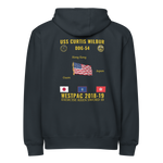 USS Curtis Wilbur (DDG-54) 2018-19 WestPac Cruise Zip Hoodie