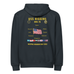USS Higgins (DDG-76) 2013 WestPac/Arabian Gulf Cruise Zip Hoodie