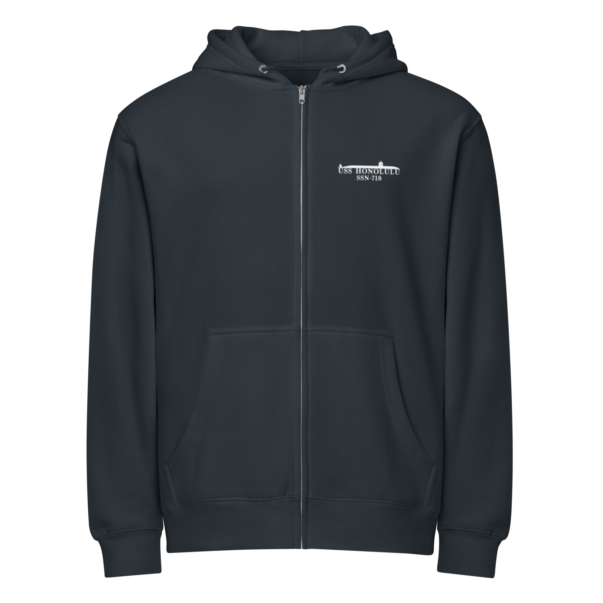 USS Honolulu (SSN-718) 1988-89 WestPac Cruise Zip Hoodie