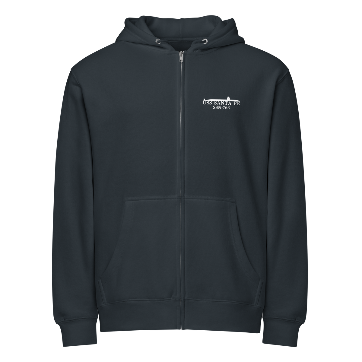 USS Santa Fe (SSN-763) 2003-04 WestPac Cruise Zip Hoodie