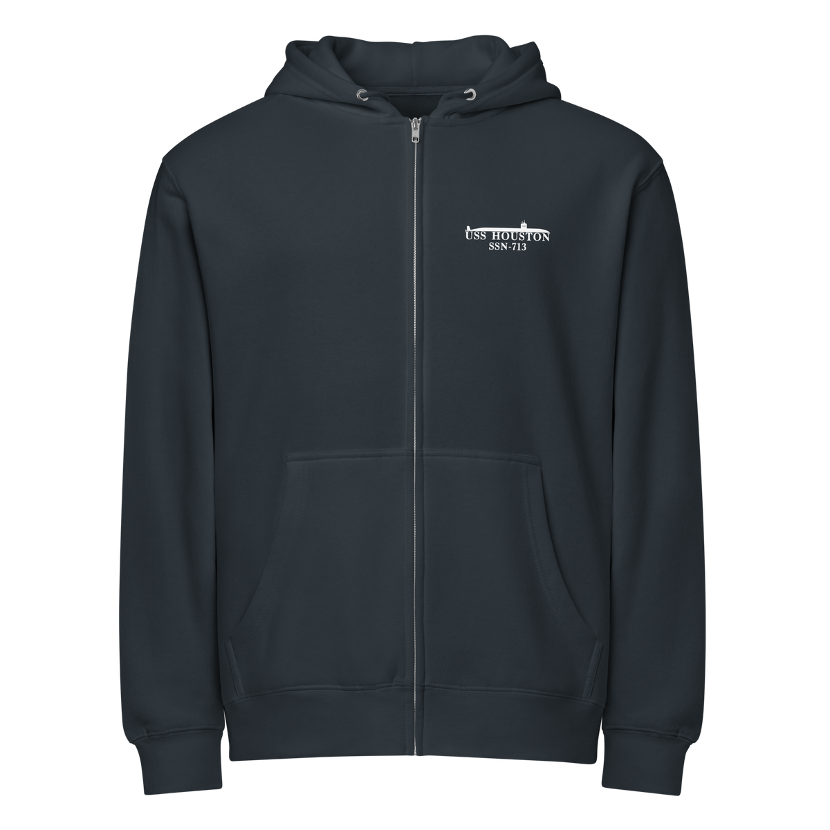 USS Houston (SSN-713) 2013-14 WestPac Cruise Zip Hoodie
