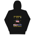 USS Honolulu (SSN-718) 1995-96 WestPac Cruise Hoodie