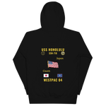 USS Honolulu (SSN-718) 2004 WestPac Cruise Hoodie