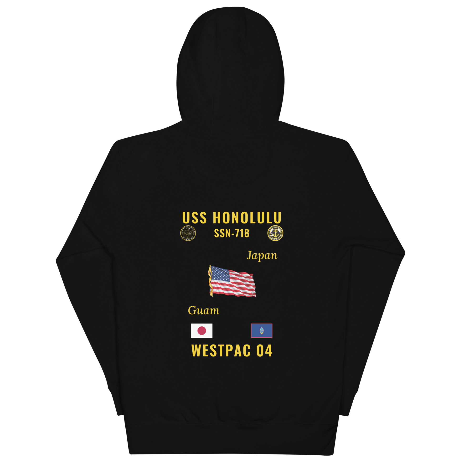 USS Honolulu (SSN-718) 2004 WestPac Cruise Hoodie