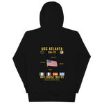 USS Atlanta (SSN-712) 1991-92 Med Cruise Hoodie