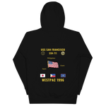 USS San Francisco (SSN-711) 1996 WestPac Cruise Hoodie