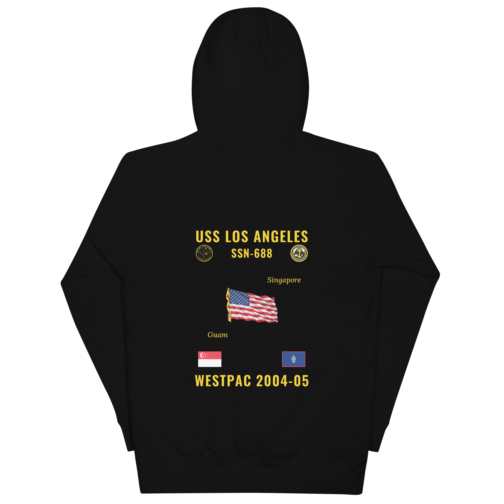 USS Los Angeles (SSN-688) 2004-05 WestPac Cruise Hoodie