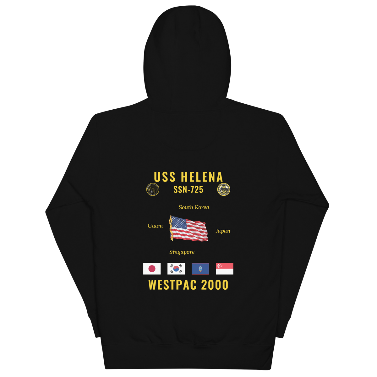 USS Helena (SSN-725) 2000 WestPac Cruise Hoodie