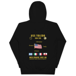 USS Toledo (SSN-769) 1997-98 Med Cruise Hoodie