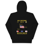 USS Cheyenne (SSN-773) 2002-03 WestPac Cruise Hoodie