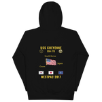 USS Cheyenne (SSN-773) 2017 WestPac Cruise Hoodie