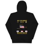 USS Columbus (SSN-762) 2003-04 WestPac Cruise Hoodie