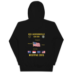 USS Jacksonville (SSN-699) 2015 WestPac Cruise Hoodie
