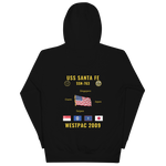 USS Santa Fe (SSN-763) 2009 WestPac Cruise Hoodie