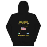 USS Albany (SSN-753) 1997 Med Cruise Hoodie