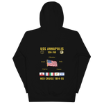 USS Annapolis (SSN-760) 1994-95 Med Cruise Hoodie