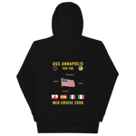 USS Annapolis (SSN-760) 2000 Med Cruise Hoodie