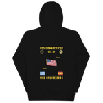 USS Connecticut (SSN-22) 2004 Med Cruise Hoodie