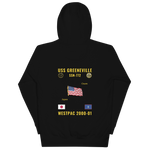 USS Greeneville (SSN-772) 2000-01 WestPac Cruise Hoodie