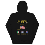 USS Memphis (SSN-691) 1980-81 World Cruise Hoodie