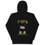 USS Norfolk (SSN-714) 1999 Med Cruise Hoodie