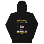 USS Norfolk (SSN-714) 2010 Med/Arabian Gulf Cruise Hoodie