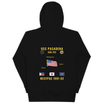 USS Pasadena (SSN-752) 1991-92 WestPac Cruise Hoodie