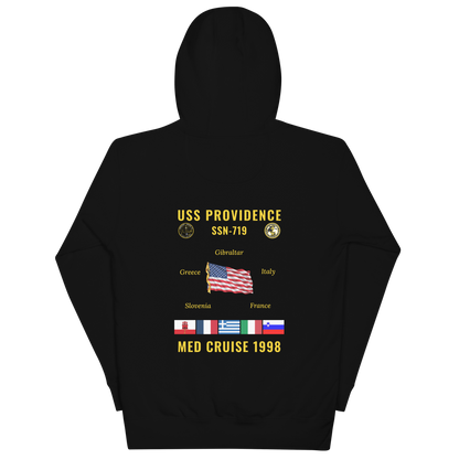 USS Providence (SSN-719) 1998 Med Cruise Hoodie